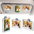 Car Visor Magnetic Photo Frame - Clip Your Memories On Every Drive