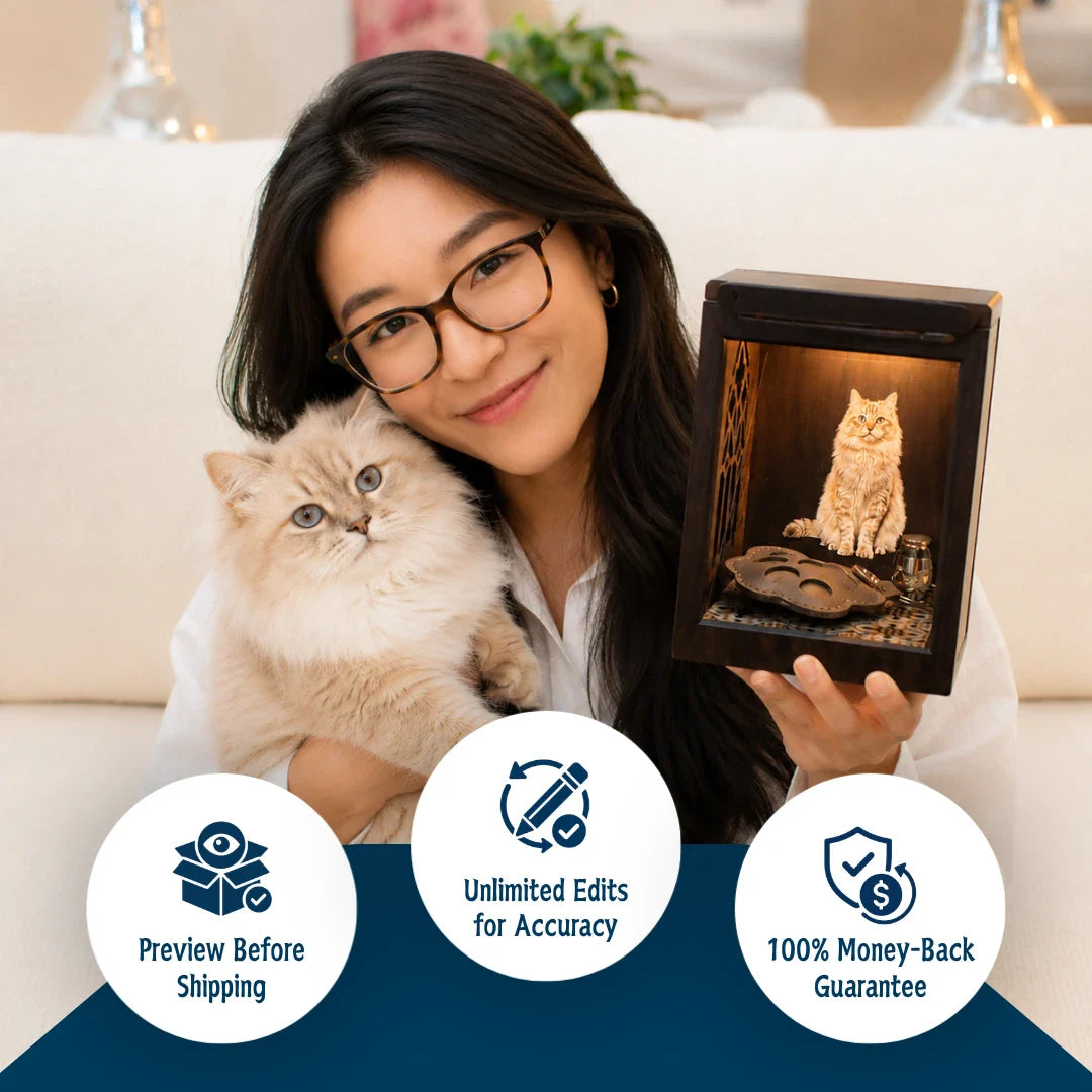 Everwood Box — Pet Hologram Keepsake Box