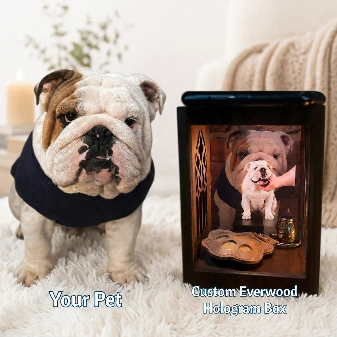 Everwood Box — Pet Hologram Keepsake Box