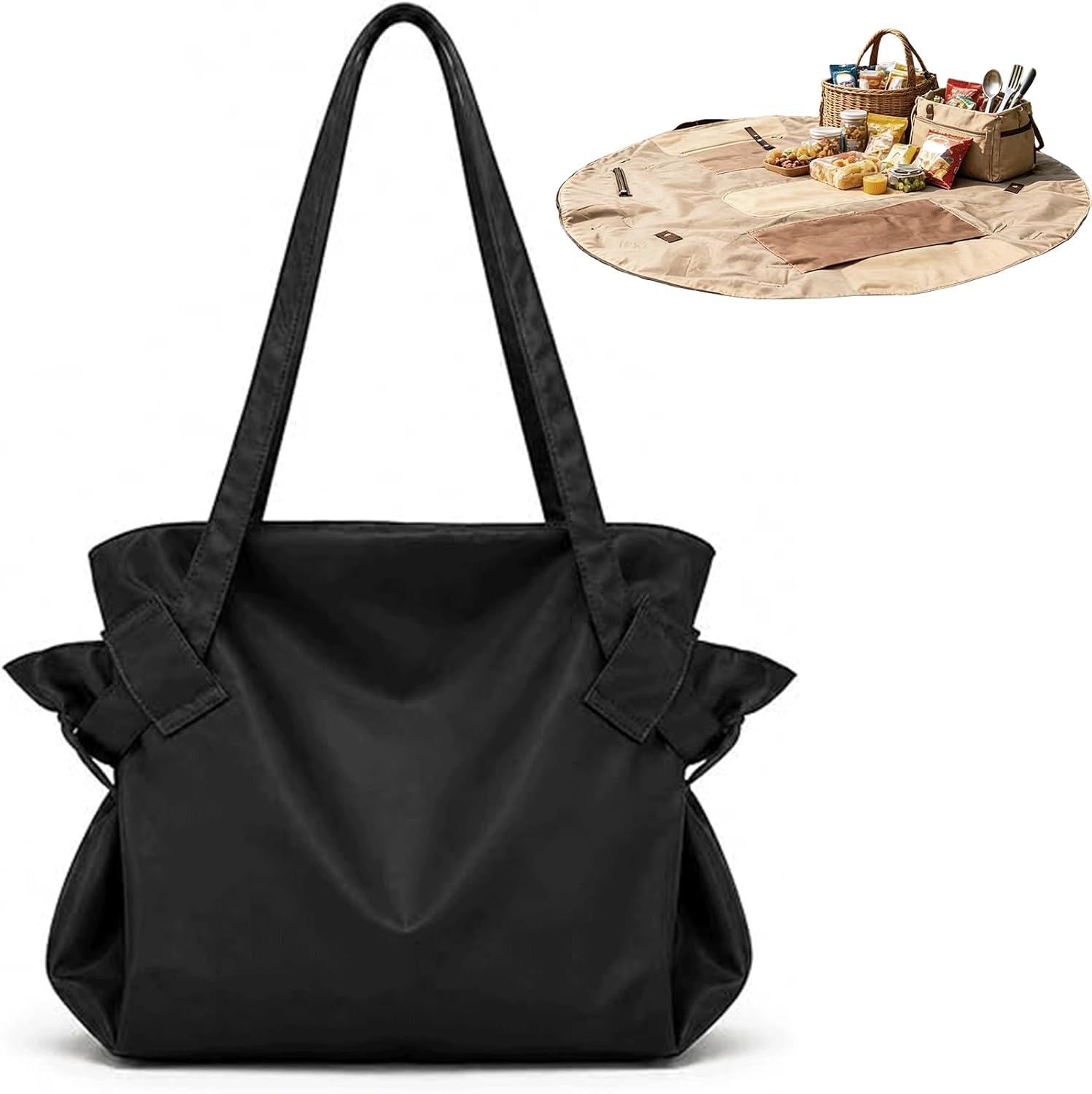 2 in 1 Convertible Tote Bag