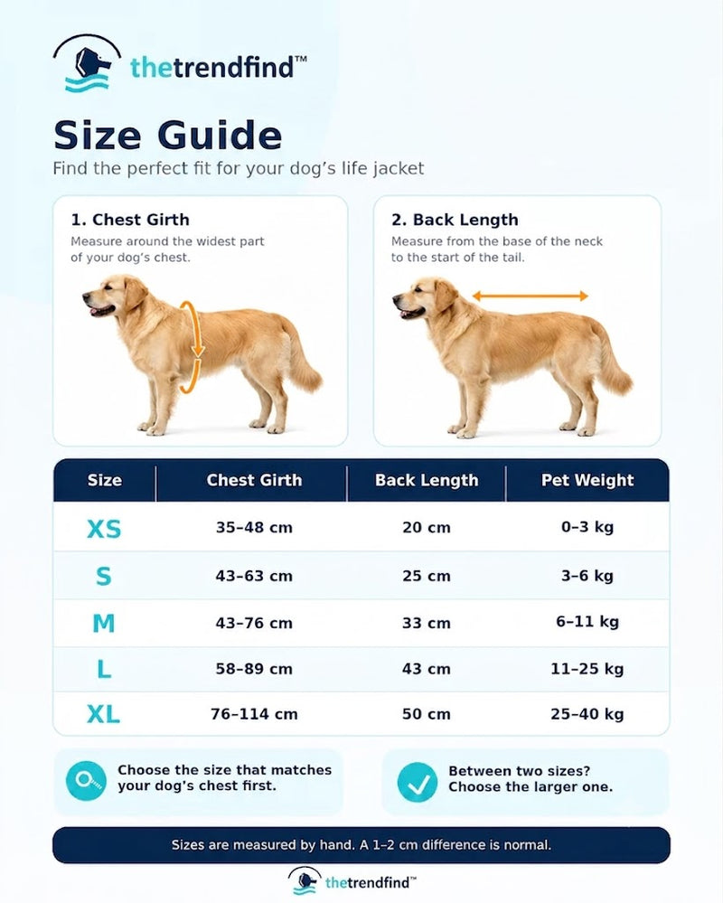 Size Chart 1